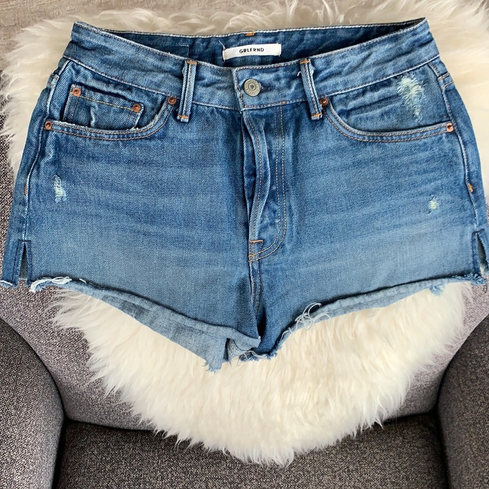 GRLFRND denim shorts